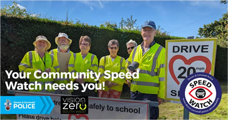 Picture of community speed watch team